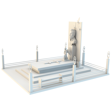 Заказать 3D модель памятника недорого